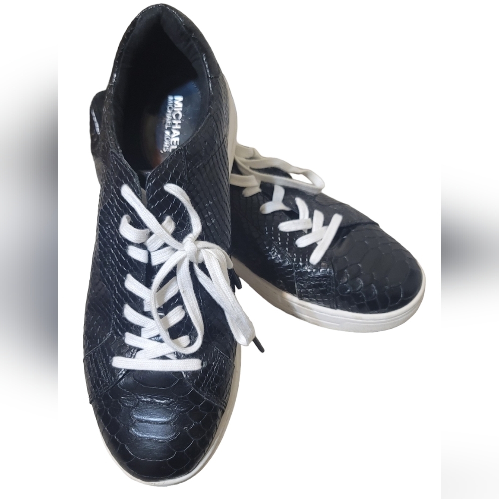 Michael Kors Keating Python Embossed Sneakers - image 3